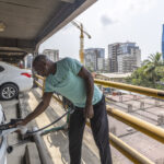 One of the several SAGLEV EV charging points in Lagos, Nigeria, on February 6, 2025.